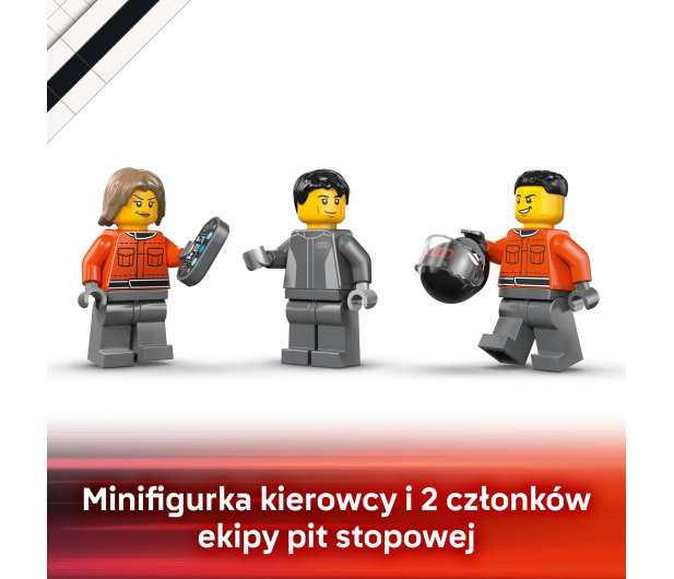 LEGO CITY 60493 Ciężarówka F1® z bolidem Audi F1® - 1489556 - zdjęcie 8